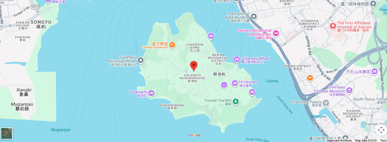 鼓浪嶼地圖 - 和院酒店集團位置